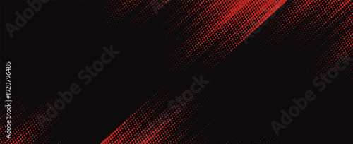 Halftone dots red and blue color pattern gradient grunge texture background. Dot pop art comic sport style vector illustration.