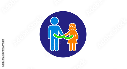 Two people holding hands together.