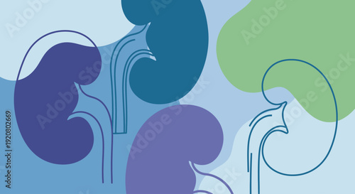Illustration of kidneys on World Kidney Day highlighting kidney health awareness globally