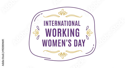 International Working Womens Day Logo.