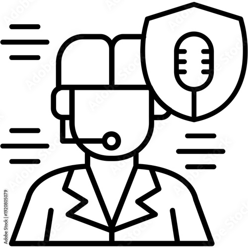 Voice Record Icon Vector Element