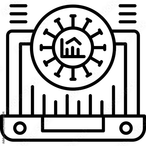 Statistics Icon Vector Element