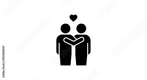 Two people showing love and care.