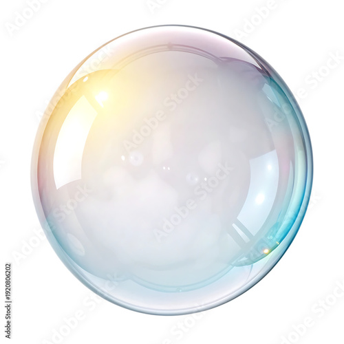 A large white opal gemstone isolated on transparent background