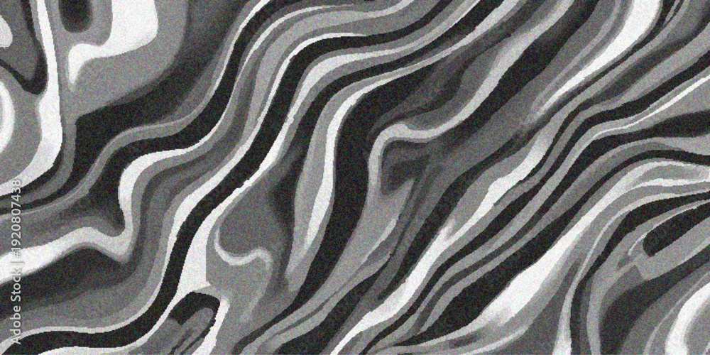 Obraz premium Seamless zebra skin pattern with a gold wave design on a colorful liquid textile fabric backdrop