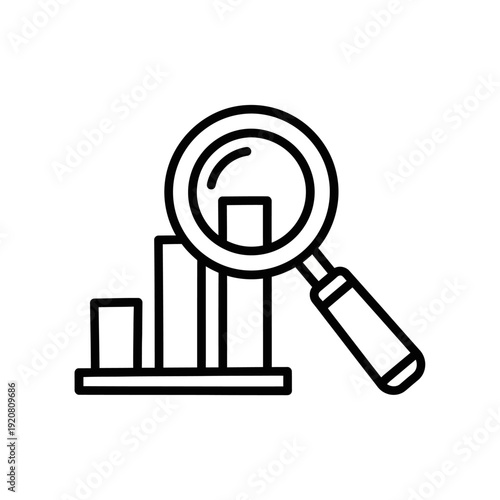 Analysis and Data Visualization Icons for Business and Technology Reports