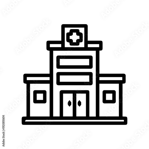 Hospital Building Icon