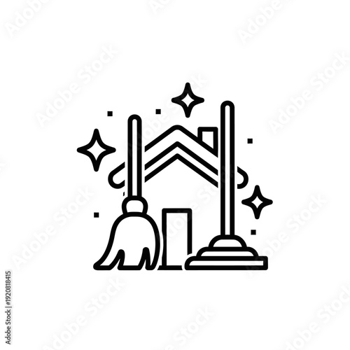 Charming Fairy Tale Castle Scene with Magical Elements and Sparkling Stars