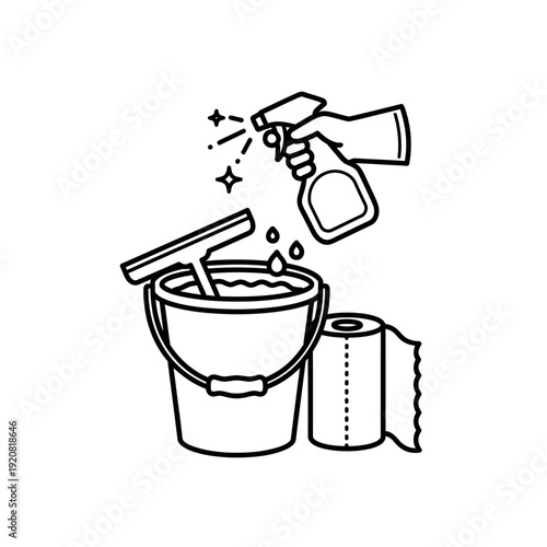 Cleaning and Disinfecting Supplies for Surface Hygiene in Household Environment