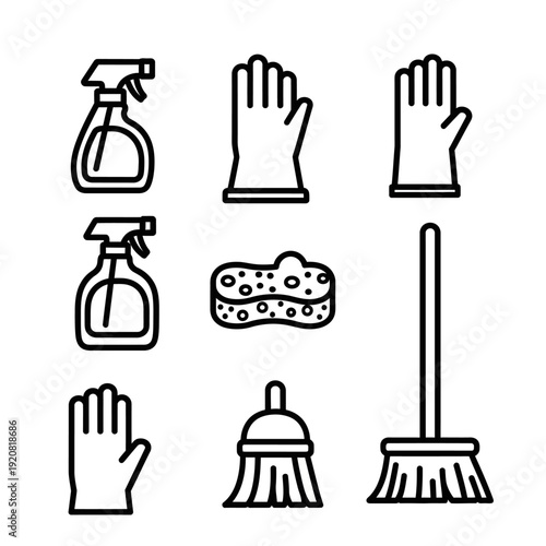 Cleaning and Disinfection Equipment Set for Household and Commercial Use