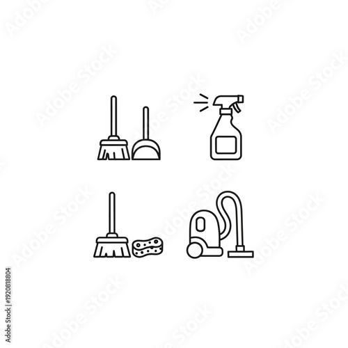 Cleaning Equipment and Supplies for Household Maintenance and Housekeeping