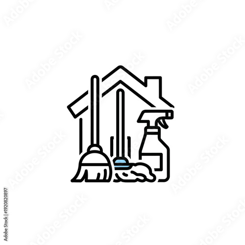 Cleaning Supplies and Household Tools for Sanitation and Maintenance