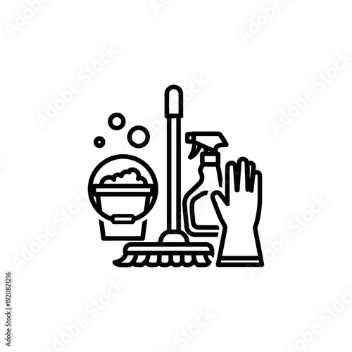 Cleaning Supplies and Tools for Household Sanitization and Maintenance