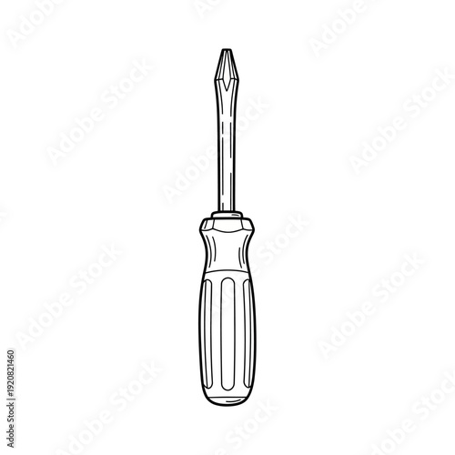 Close-Up of Screwdriver Tool for Repair and Construction Projects
