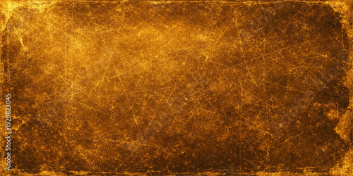 A rusty grunge metal background with aged brown textures and antique parchment patterns creates a vintage sepia backdrop with rough space for text