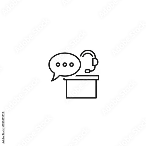 Customer Service Representative Using Headset for Support Conversation