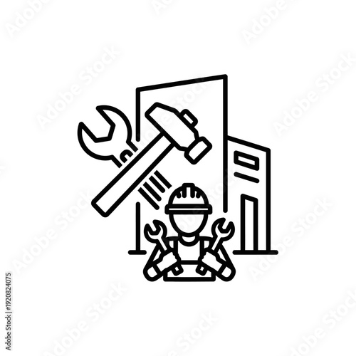 Creative Maintenance Technician Working with Tools and Equipment