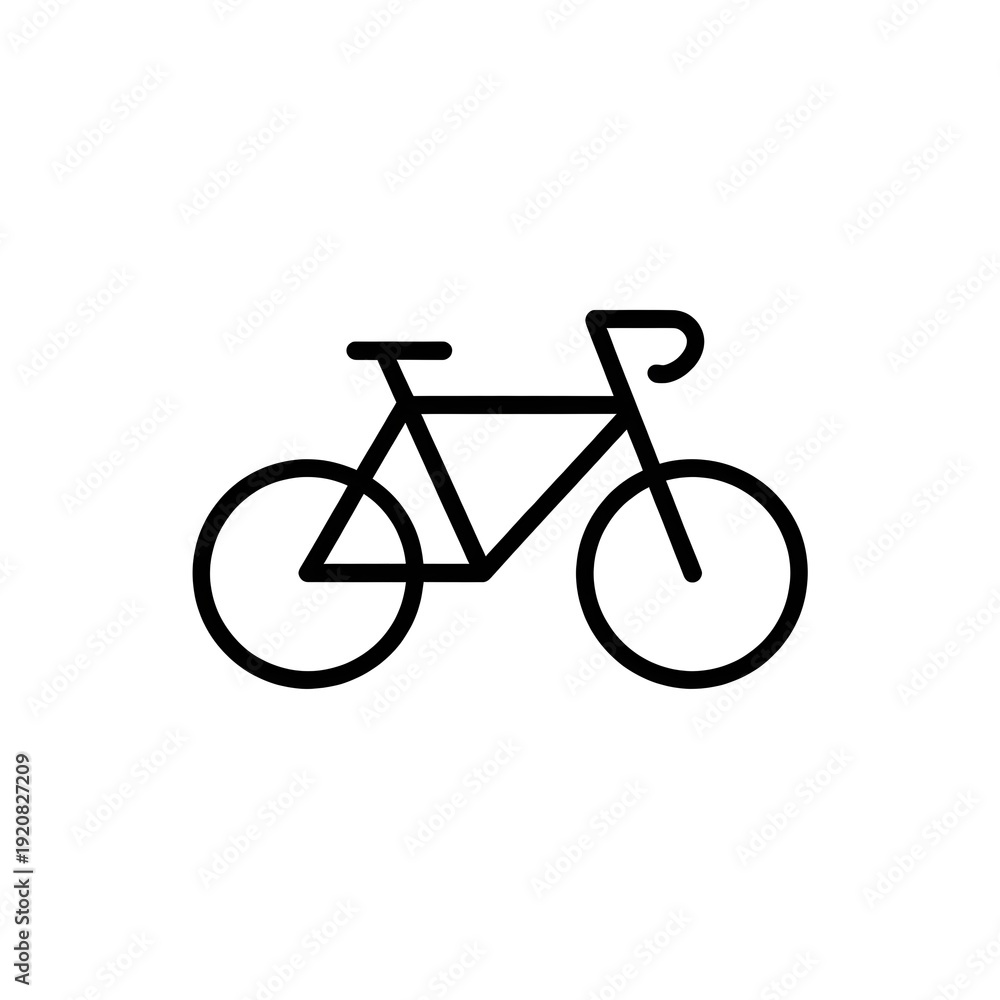 Fototapeta premium A sleek and modern bicycle design with a minimalist aesthetic and clean lines
