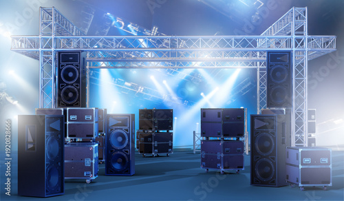 Billede på lærred Event production, Concert staging