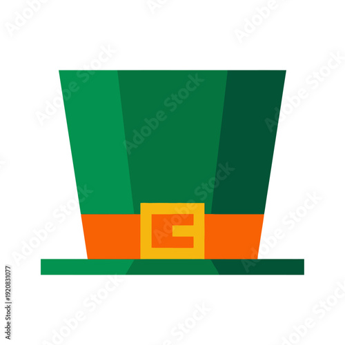 Green hat st patricks day of leprechaun