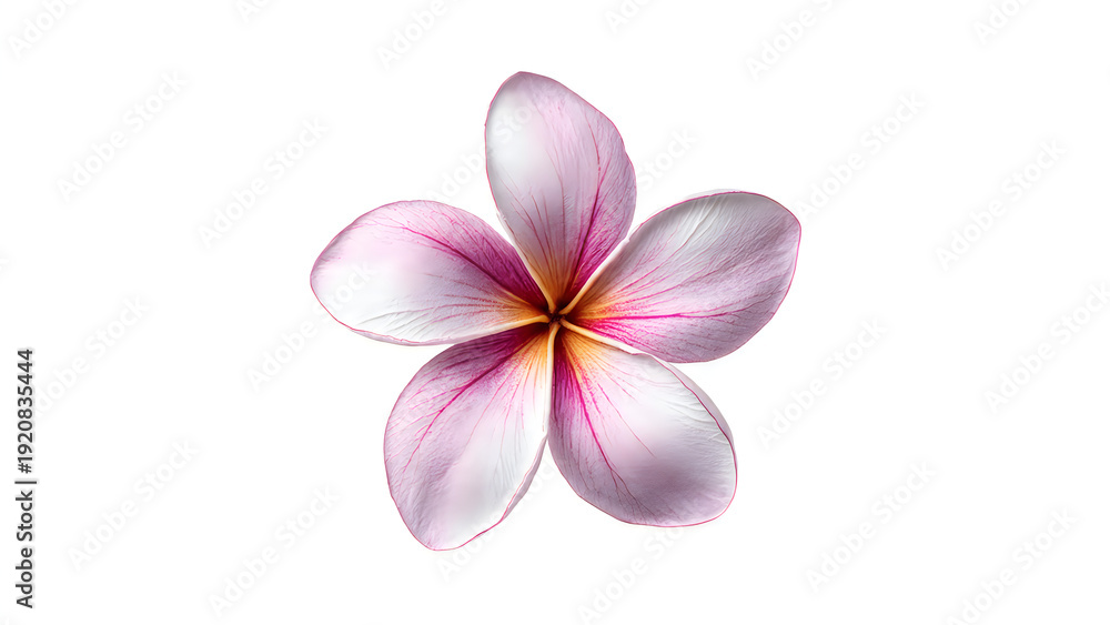 Obraz premium A delicate pink orchid flower with soft purple and white hues standing out elegantly
