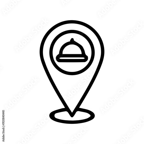 Food Place Pin Icon