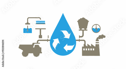Fuel tanker truck silhouette with hose for refueling.