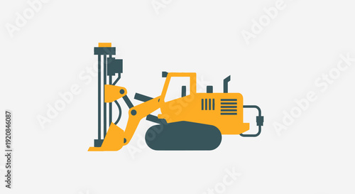 Fuel tanker truck silhouette with hose for refueling.