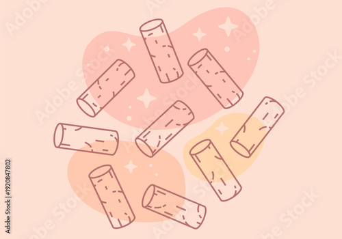 Wood pellets. Pellets Energy Alternative. Natural eco-friendly renewable organic biofuel