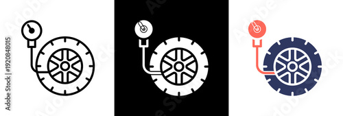 Tire Pressure triple icon