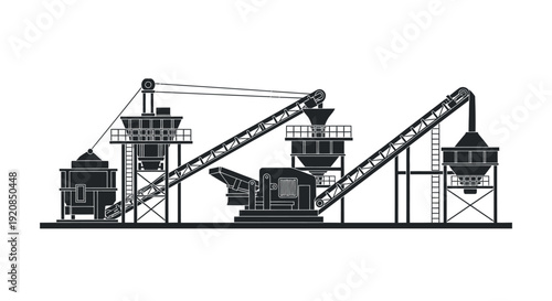 Fuel tanker truck silhouette with hose for refueling.