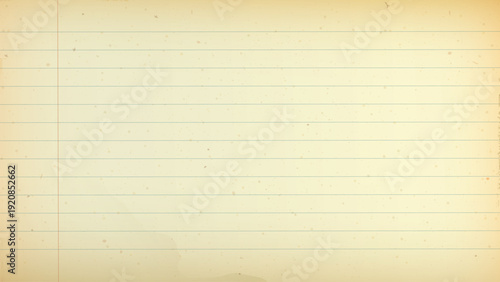 Vintage lined notepaper with stains effect horizontal background have blank space.
