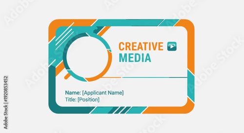 Modern Creative Media Business Card Design