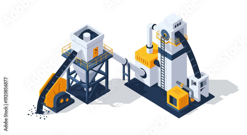 Industrial machinery equipment for manufacturing and production processes.