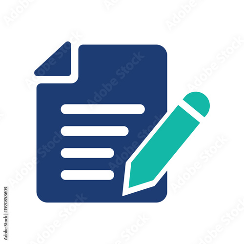 Professional Document Icon Set for Digital File Storage and Paper Data Management