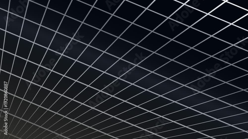 Abstract Grid Pattern with Lines and Squares in Dark Tones.