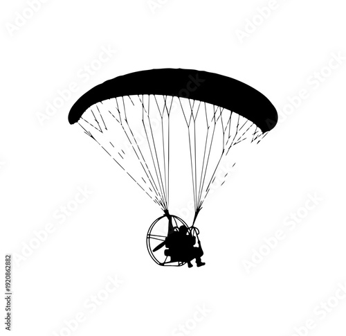 Paragliding Silhouette Adventure