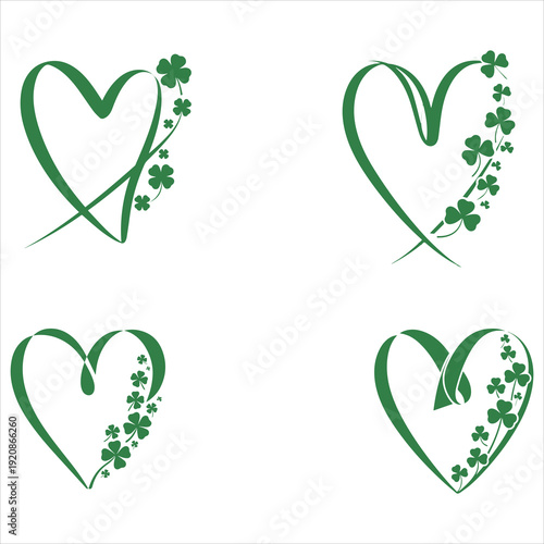 Shamrock Heart Svg Bundle 