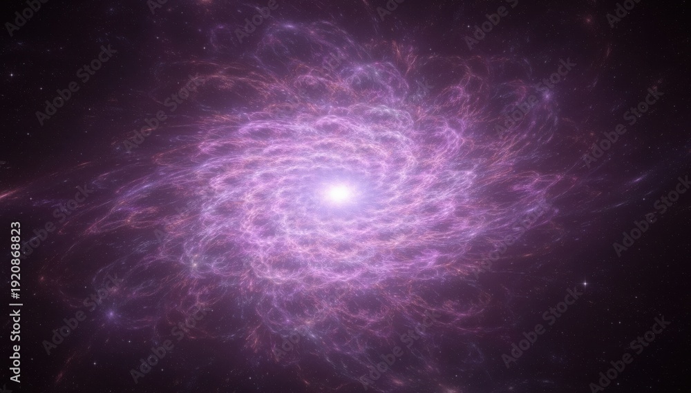 Obraz premium Cosmic Spiral Galaxy: A mesmerizing view of a celestial spiral galaxy, showcasing vibrant colors and intricate patterns that evoke a sense of wonder and the vastness of the universe.