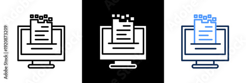 Data Hosting triple icon