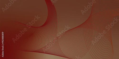 Deep textured noisy background illuminated by vibrant Maroon and SandyBrown smooth gradient streaks with a subtle glowing blur effect for modern cover, header, and banner design.