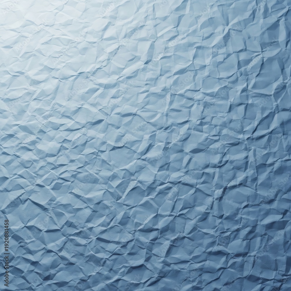 Obraz premium Close up studio shot of a realistic wrinkled paper texture, showing intricate creases and folds, perfect for various backgrounds, grunge, textured, grey