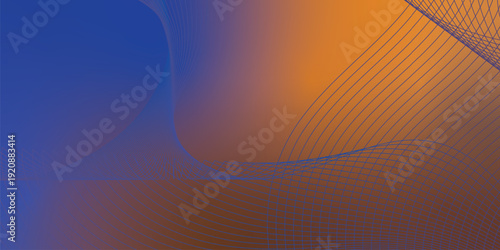 Moody textured dark canvas featuring radiant Blue, bold Orange, and deep Chocolate abstract swirling gradient streaks with gentle blur and glow effect for stylish header and cover design.