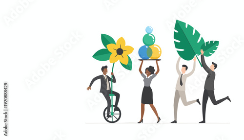 Diverse Professionals Cultivating Sustainable Growth and Innovative Business Solutions