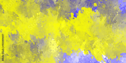 An artistic abstract colorful watercolor background featuring a creative design of vibrant ink splashes, Brush painting.