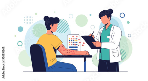 Healthy Lifestyle Concept with Medical and Wellness Elements