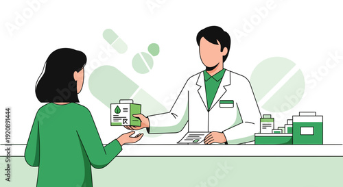 Healthy Lifestyle Concept with Medical and Wellness Elements