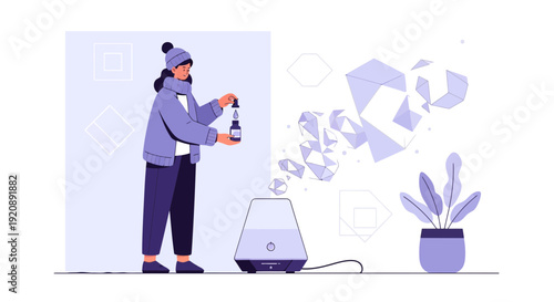 Healthy Lifestyle Concept with Medical and Wellness Elements