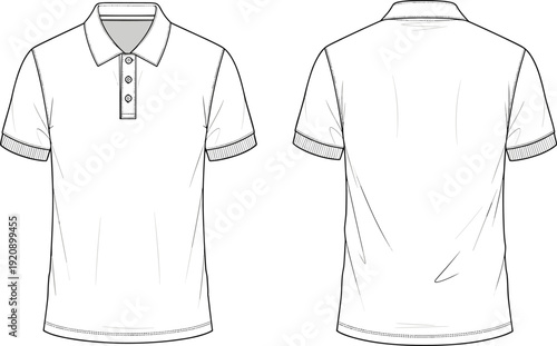 Collection of technical fashion flat sketches featuring varsity jackets, polo shirts, cargo hoodies, lingerie, and peplum blouses for apparel design templates.