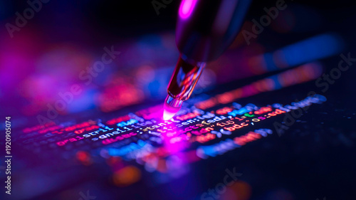 Professional Quality Assurance Tester Debugging Software Code Lines with Focus on Identifying Flaws